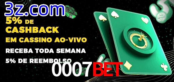 Promoções do cassino ao Vivo 0007Bet